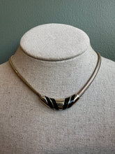 Load image into Gallery viewer, Gold and Black Necklace