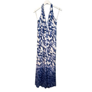 Jess S- Vix Paula Herm Blue Floral Dress, 36” Bust