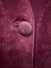Load image into Gallery viewer, Purple Suede Jacket, 90’s, 42” Bust