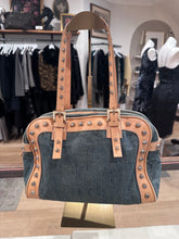 Load image into Gallery viewer, Dina P- Fendi Studded Denim Shoulder Bag, Y2K