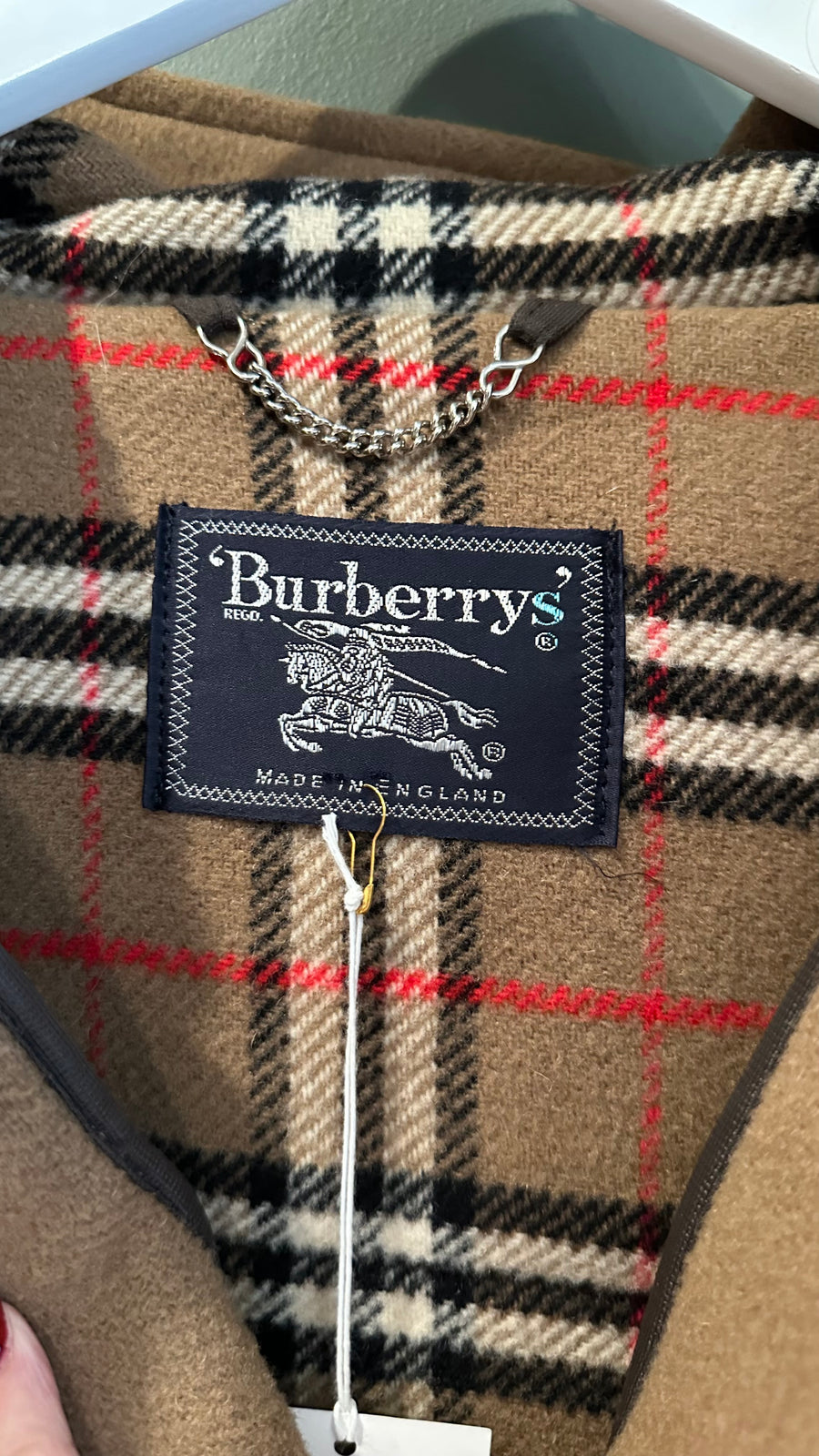Claudine - Burberry Wool Jacket w/ Hood