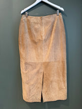 Load image into Gallery viewer, Suede Skirt, 1990's, 30" Waist, as is
