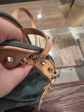Load image into Gallery viewer, Dina P- Fendi Studded Denim Shoulder Bag, Y2K