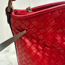 Load image into Gallery viewer, Red Italian Leather Bag