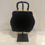 Beaded Black Handbag