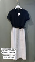 Load image into Gallery viewer, Maria Dress, 1960's, 40" Bust, 32" Waist