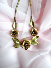 Load image into Gallery viewer, Gold Rose Necklace