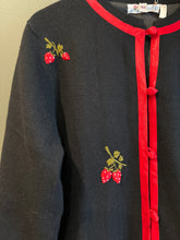 Load image into Gallery viewer, Strawberry Cardigan, 1960’s, 44” Bust