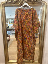 Load image into Gallery viewer, Paisley Caftan, 1970’s, One size fits most