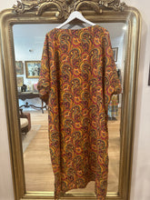 Load image into Gallery viewer, Paisley Caftan, 1970’s, One size fits most