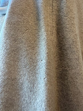 Load image into Gallery viewer, Ivory Wool Coat with Fox Fur Collar, 40" Bust
