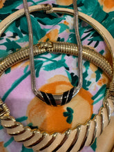 Load image into Gallery viewer, Gold and Black Necklace