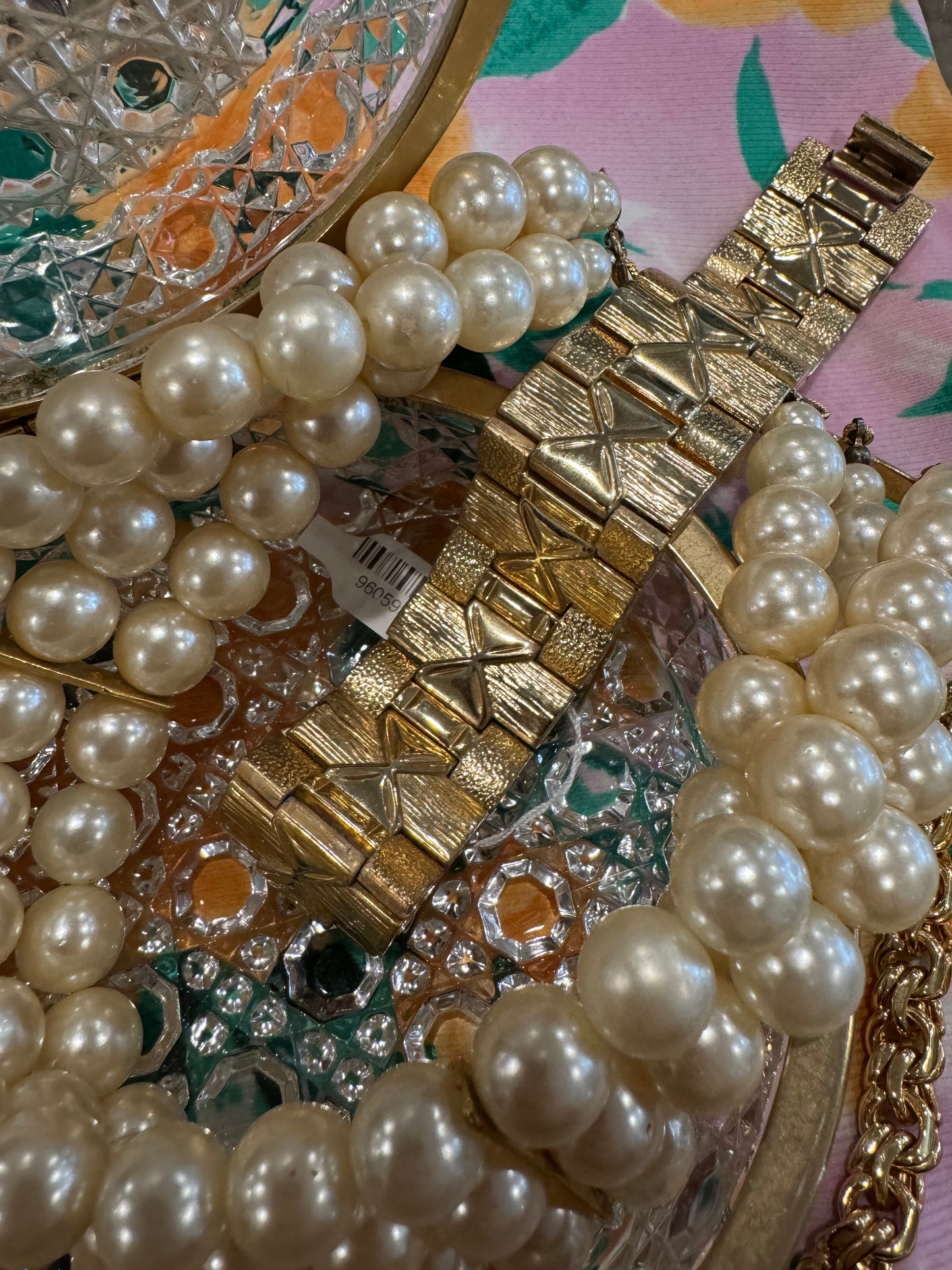 Vintage Chunky Gold Bracelet