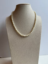 Load image into Gallery viewer, Lori L - Pearl Necklace,  1980's