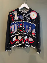 Load image into Gallery viewer, New Years Sweater, 1980’s, 40” Bust