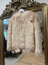 Load image into Gallery viewer, Curly Lamb Bomber, 1970’s, 40” Bust, As is
