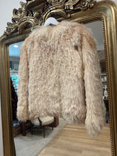 Load image into Gallery viewer, Curly Lamb Bomber, 1970’s, 40” Bust, As is