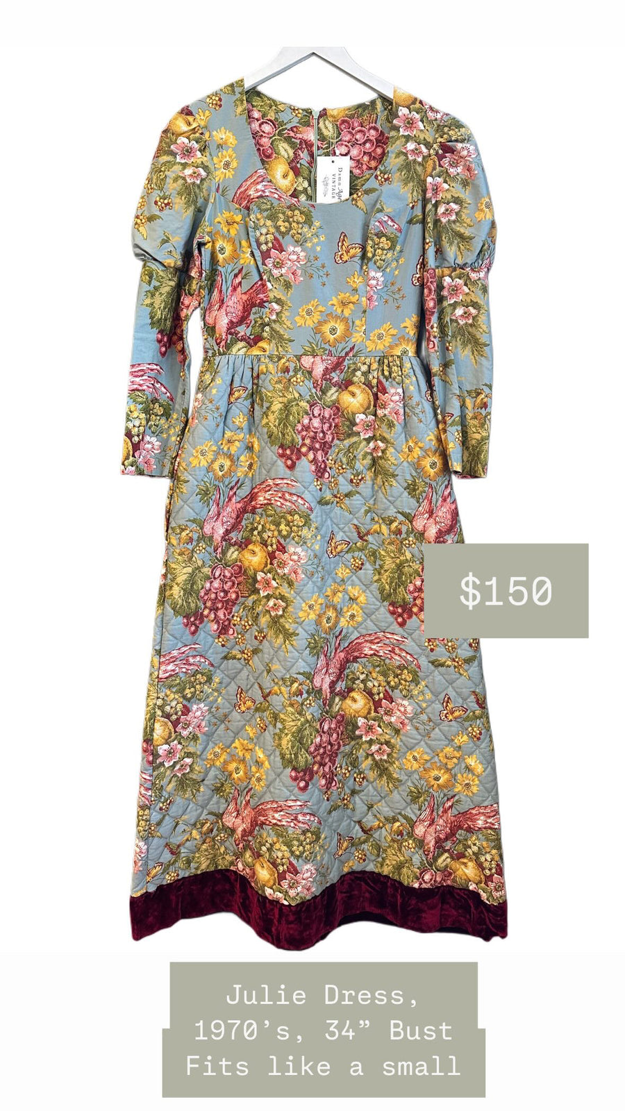 Julie Dress, 1970’s, 34” Bust