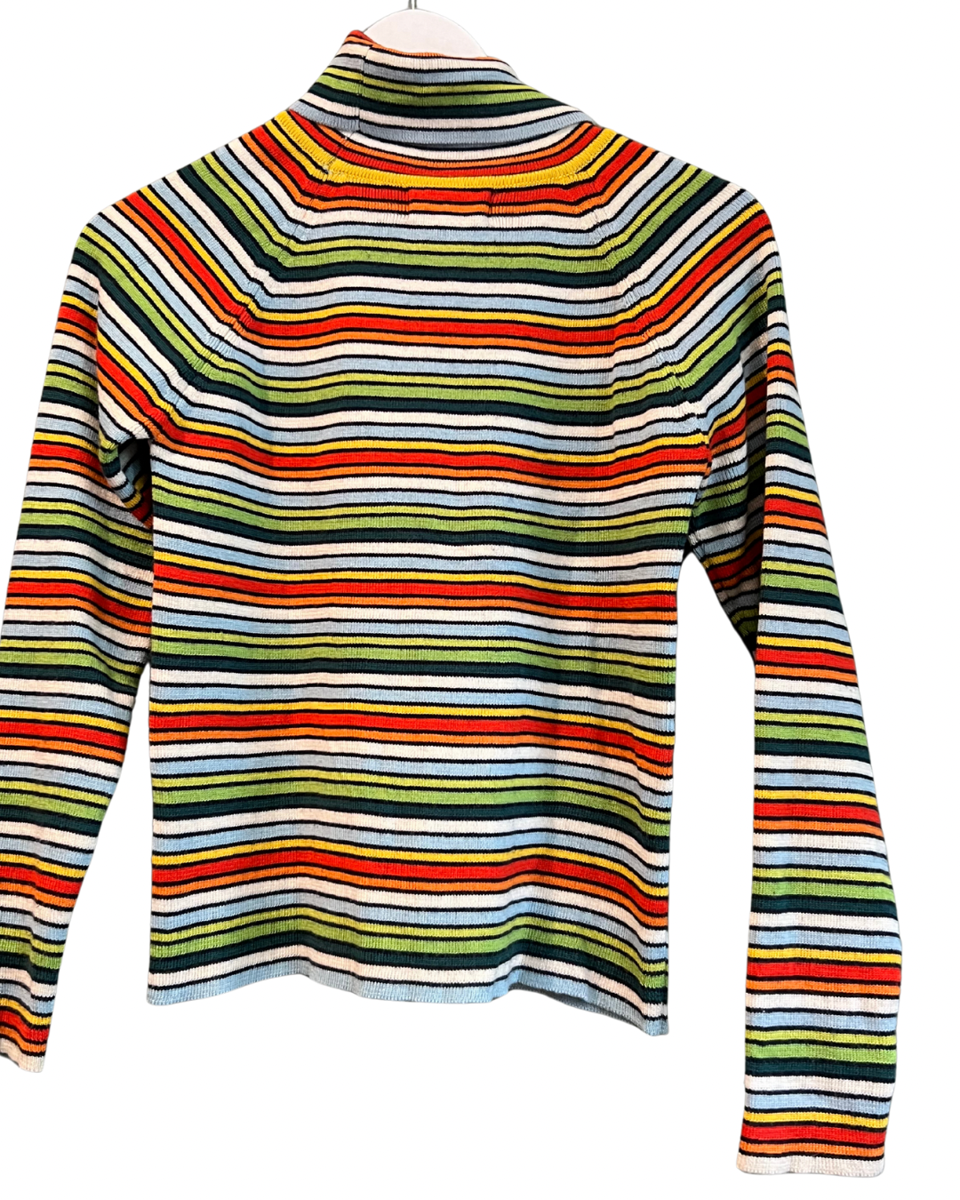 Striped Wool Turtleneck, 1970s, 34” Bust
