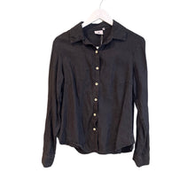 Load image into Gallery viewer, Black Linen Button Up, 1990’s, 40” Bust