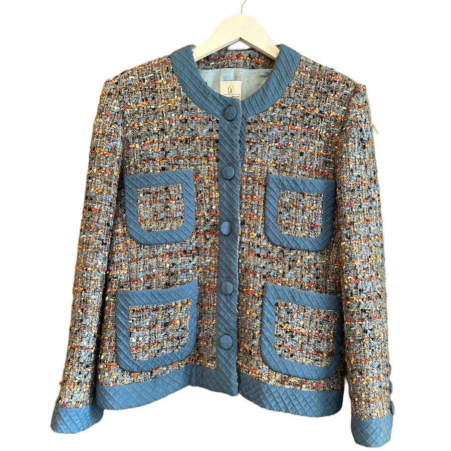 Giulia Tweed Blazer, 1980’s, 42” Bust