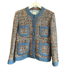 Load image into Gallery viewer, Giulia Tweed Blazer, 1980’s, 42” Bust