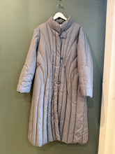 Load image into Gallery viewer, Gray Duck Down Coat, 1970’s, 48” bust