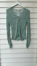 Load image into Gallery viewer, Blue Knit Cardigan, 1990’s, 34” bust