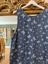 Load image into Gallery viewer, Denim Butterfly Dress, 1990’s, 44” Bust