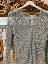 Load image into Gallery viewer, Blue Knit Cardigan, 1990’s, 34” bust
