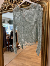 Load image into Gallery viewer, Blue Knit Cardigan, 1990’s, 34” bust