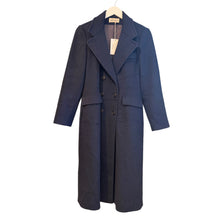 Load image into Gallery viewer, Navy Wool Coat, 1970s, 38” Bust as is