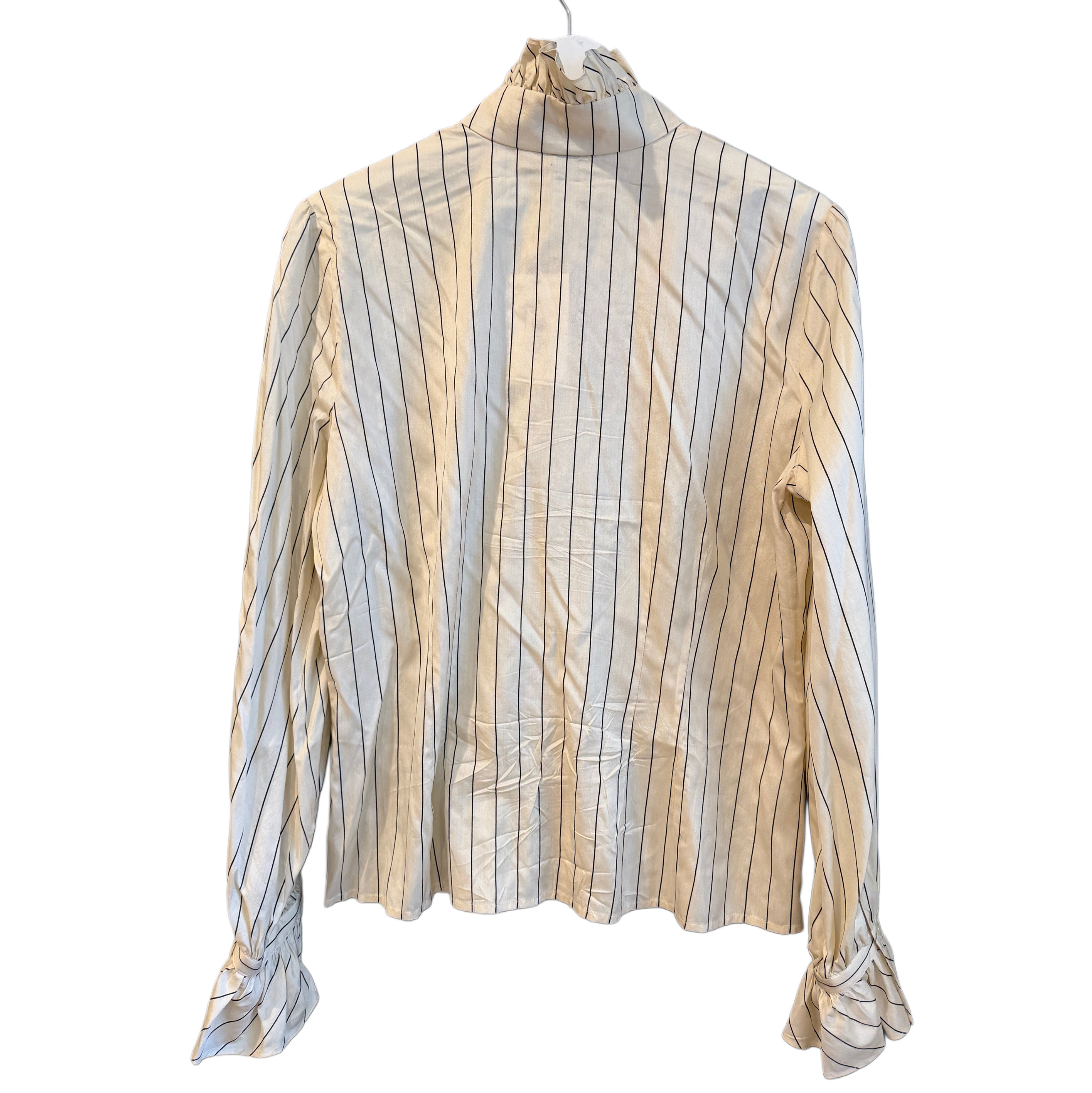 Ralph Lauren Pinstripe Button Down, 1990s, 44” Bust as is
