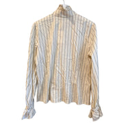 Ralph Lauren Pinstripe Button Down, 1990s, 44” Bust as is