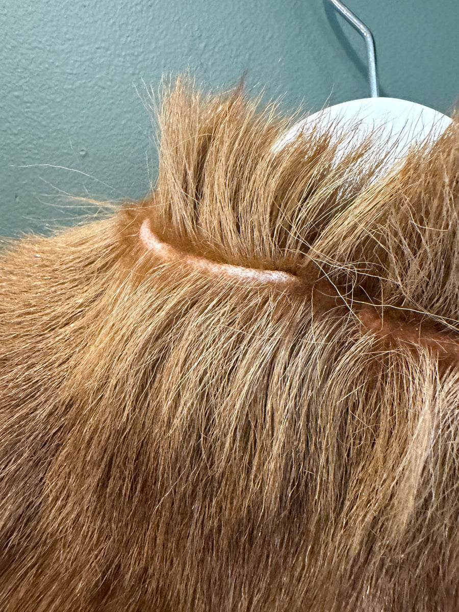 Katherina - Brown Goat Fur Jacket, 1970's, 40" Bust, as is