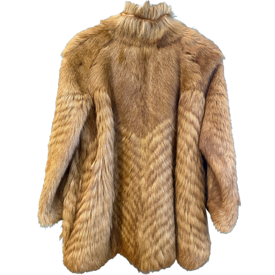 Katherina - Brown Goat Fur Jacket, 1970's, 40" Bust, as is
