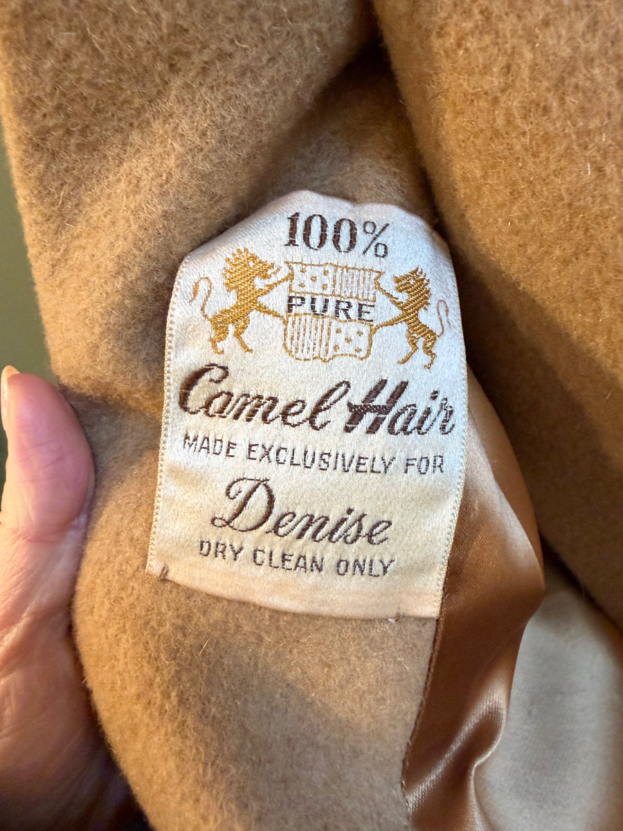 Camel Hair Cape, 1970s, 56” across