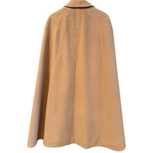 Load image into Gallery viewer, Camel Hair Cape, 1970s, 56” across