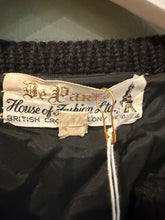 Load image into Gallery viewer, Black Floral Cardigan, 1960s, 42” Bust