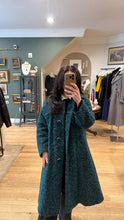 Load image into Gallery viewer, Teal Wool Coat, 1970s, 42” Bust