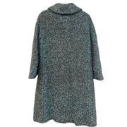 Teal Wool Coat, 1970s, 42” Bust