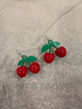 Load image into Gallery viewer, Vintage Cherry earrings