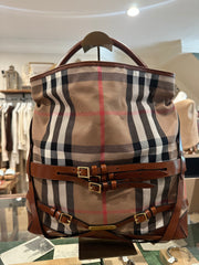 Liz S - Burberry House Check Gosford Bridle Hobo Bag
