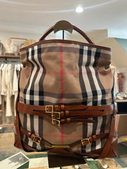Liz S - Burberry House Check Gosford Bridle Hobo Bag