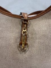 Hermes Naturelle Leather & Toile H Canvas Bonwitt Teller Tote (Krystal F.)