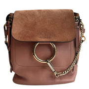 Chloé Faye Leather Backpack (Krystal F.)