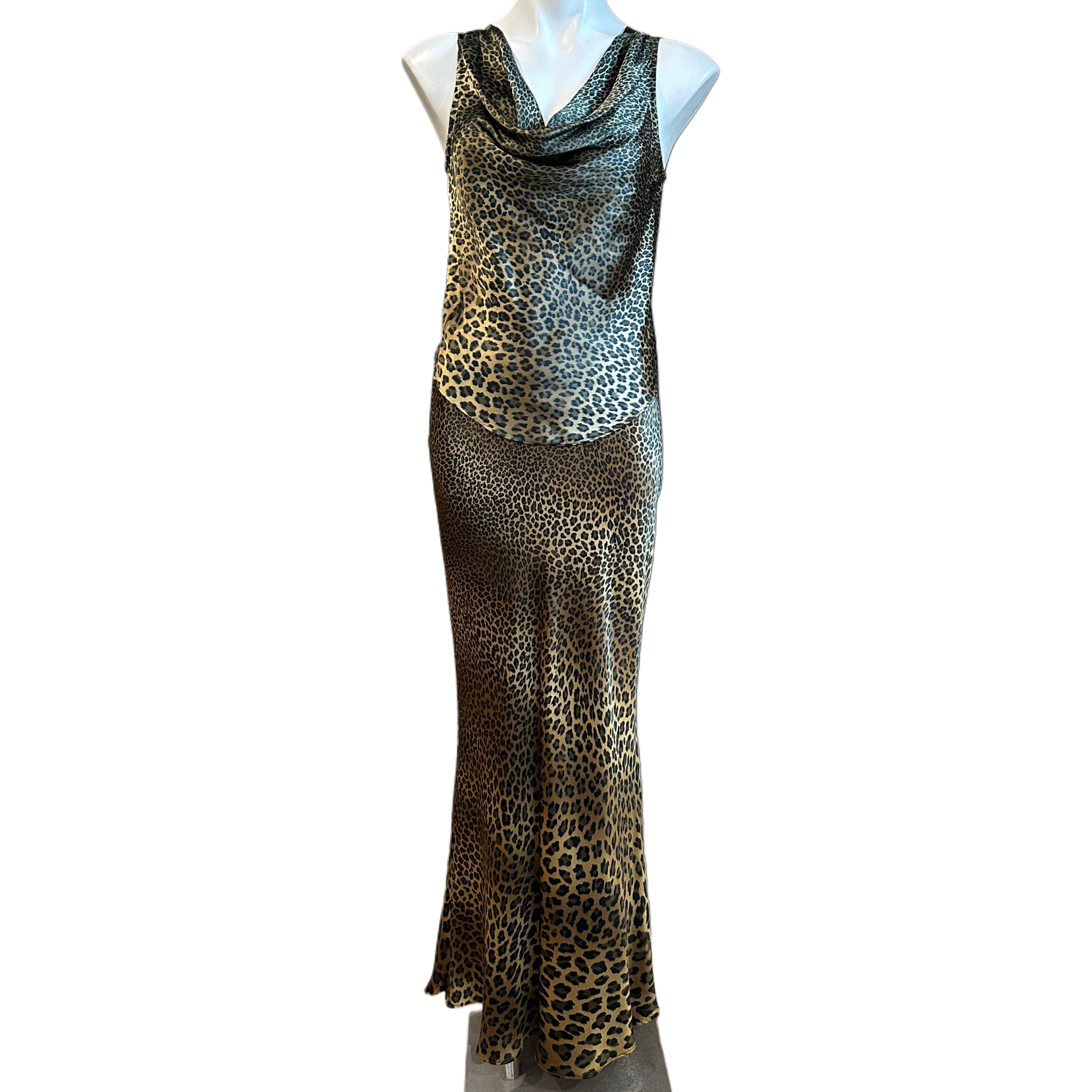 The Leopard Set, 1990's, 28" Waist 40" Bust