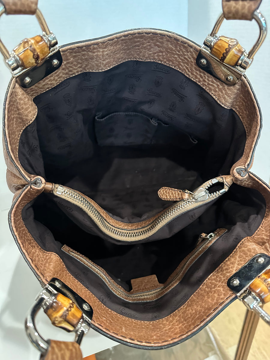 Shelly P Gucci Brown Bag