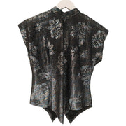 Sarah S- Tinsel Top, 1970’s, 34” Bust