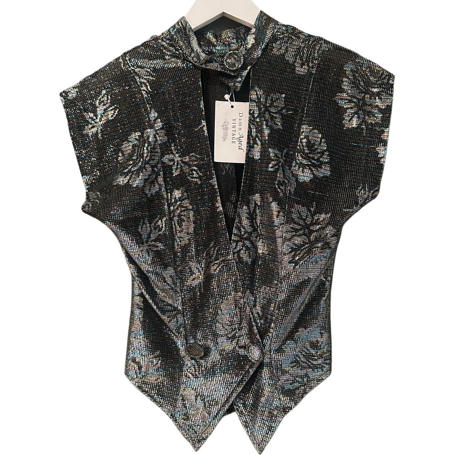 Sarah S- Tinsel Top, 1970’s, 34” Bust